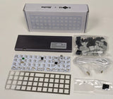 Massdrop x OLKB Planck Keyboard Kit Gunmetal Case MX Compatible Plate Beige/Blac Model