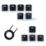 10 Pcs Pudding Textured KeyCaps for Corsair K100 and K70PRO Keyboard US Stock Model