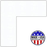 ArtToFrames Custom Super White Picture Photo Frame Mat Matting Board LG Model
