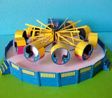 HO Scale Carnival Fair Ride: Rock & Roll with LEDs Very Rare Card Kit! Nice! Model