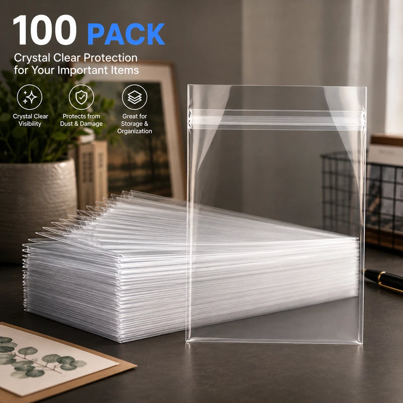 100 Pack Clear Photo Mat Boards DIY Picture Framing Art Print Mats Frame Matting Model