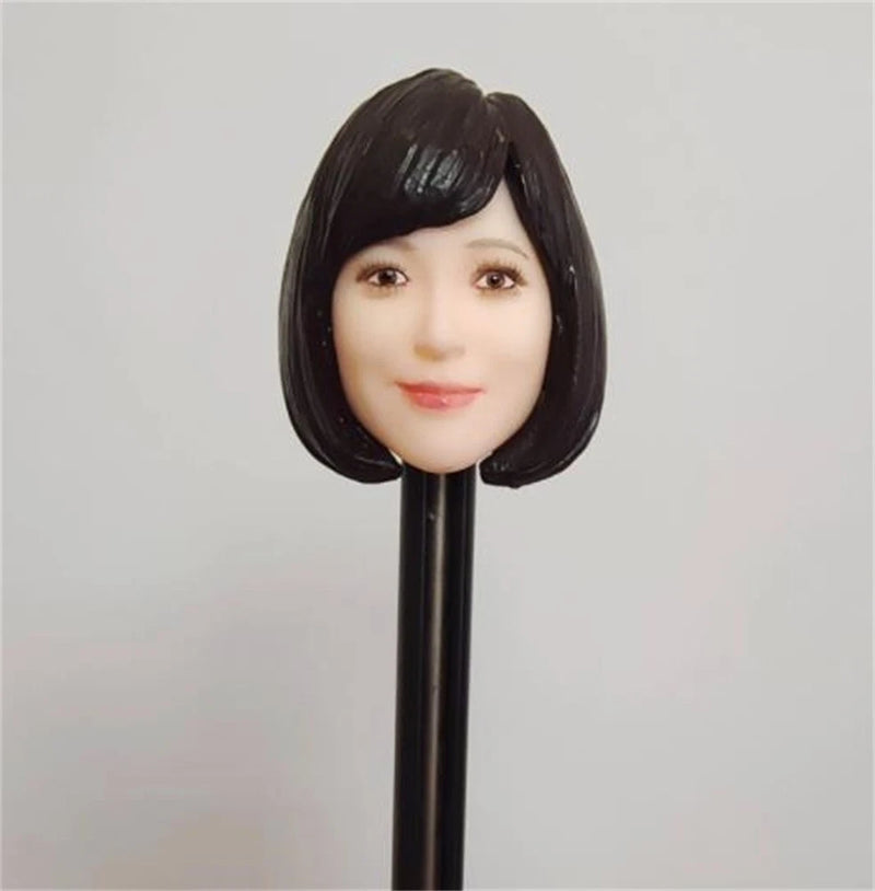 1/6 Scale Female Janpanese Head Carving Expression Model Toy Fit 12 Inch figure Model