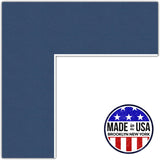 ArtToFrames Custom Delft Blue Picture Photo Frame Mat Matting Board Model