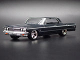 1964 64 CHEVY CHEVROLET IMPALA SS BLUE 1:64 SCALE DIORAMA DIECAST CAR Model