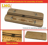 LMG BB-08 Conductor for assembly of tracks for plastic model kit, Laser Graving Model