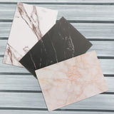 3Pcs Reusable PVC Marble Backdrop Boards for Food Photography Decoration Model