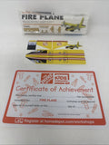 HOME DEPOT KIDS WORKSHOP Fire Plane Game Kit SET Fun DIY Kids Activity Model