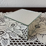 Mirrored Display Stand Pedestal for Figurine Ornament 4¡± Cube - 100% to Charity Model