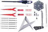 RG 1/144 HYPER MEGA BAZOOKA LAUNCHER for Hi-v GUNDAM & FIN FUNNEL DISPLAY SET Model