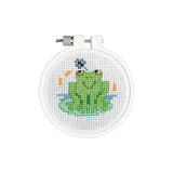 Kid Stitch' Cross Stitch Kit ~ Soggy Froggy EASY FOR KIDS & BEGINNERS #021-0985 Model