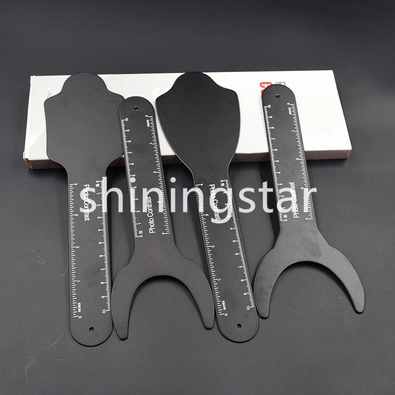 4x Dental Image Black Background Board Jaw Palatal Photographic Photo Contraster Model