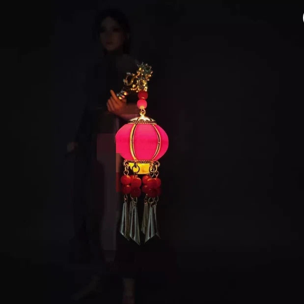 1/6 Scale Chinese Asian Lantern with LED Lighting Fit 12" figure Toy model Model