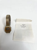 Vintage The Alarm Watch LCD , Gold, Original Box, Model K228 Model