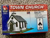 Life-Like Trains HO Town Church Building Kit, Unassembled Plastic 433-1350. Model