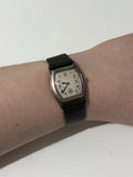 Vintage WW2 Mechanical Rectangle Face Watch 28MM Unbranded Sterile Wind Up VTG. Model