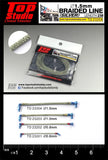 Top Studio 1.5mm braided line (silver) 2 Metres - Detail-Up Item # TD23204 Model