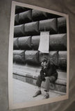 LARGE VINTAGE PHOTOGRAPH ON BOARD 