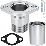 RZEOZU DIY 1" NPT Generator Exhaust Extension Kit, Modified Silencer Flange Model