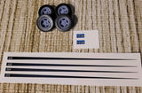 1/24  1/25 Dirty Mary Crazy Larry Conversion Kit. Decals Tires Wheels Slot Mags Model