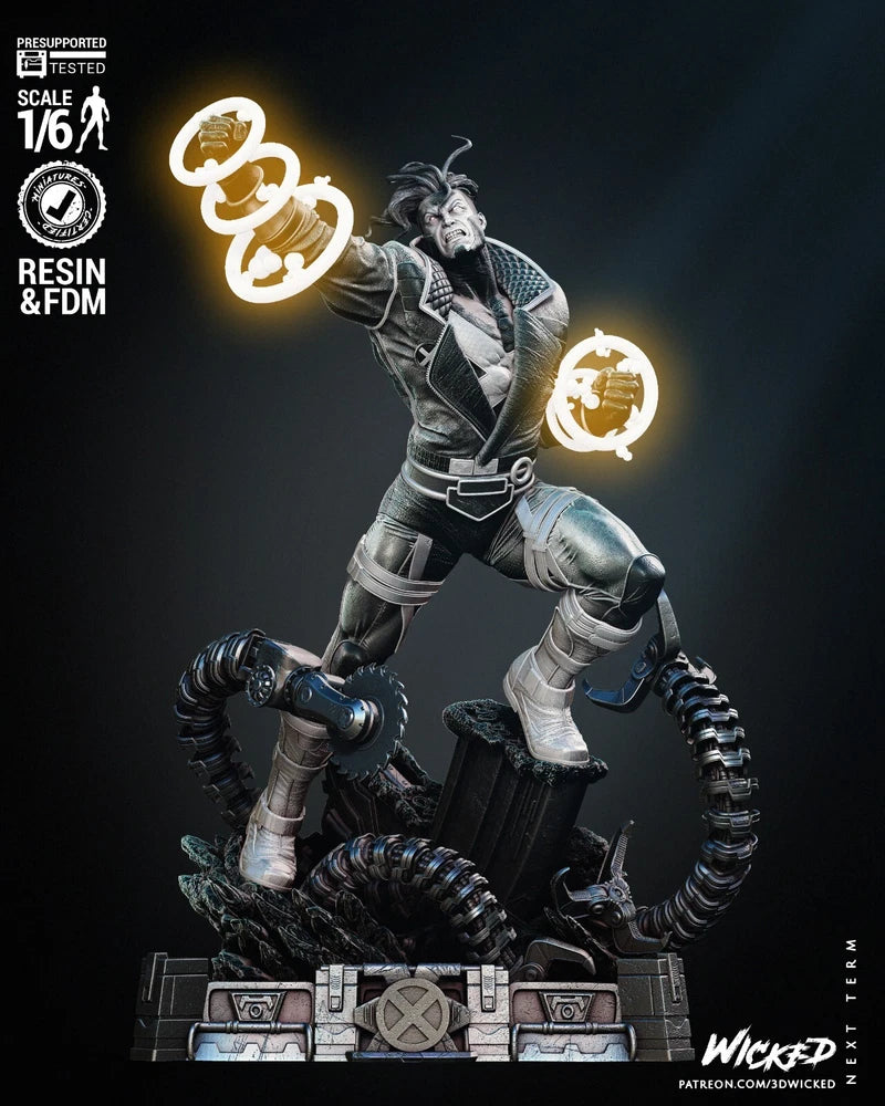 Havok (1) Unpainted 1/6 resin model kit and base W3D Model