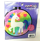 Dimensions Felt Unicorn Applique Kit Craft Project DIY Home D??cor Bebroom Model