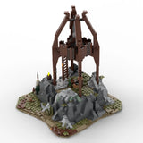 Minifig Scale Archer Tower 737-Piece Medieval Fortress Building Kits Model