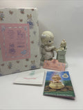 Precious Moments Figurine PM942  "Sharing" 1994. New In Box Never Displayed Model