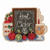 Hot Cider Bead Cross Stitch Kit Mill Hill 2018 Autumn Harvest MH181826 Model