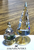 ??Swarovski Crystal 2021 Holiday Magic Golden Christmas Winter Tree Duo Figurine Model