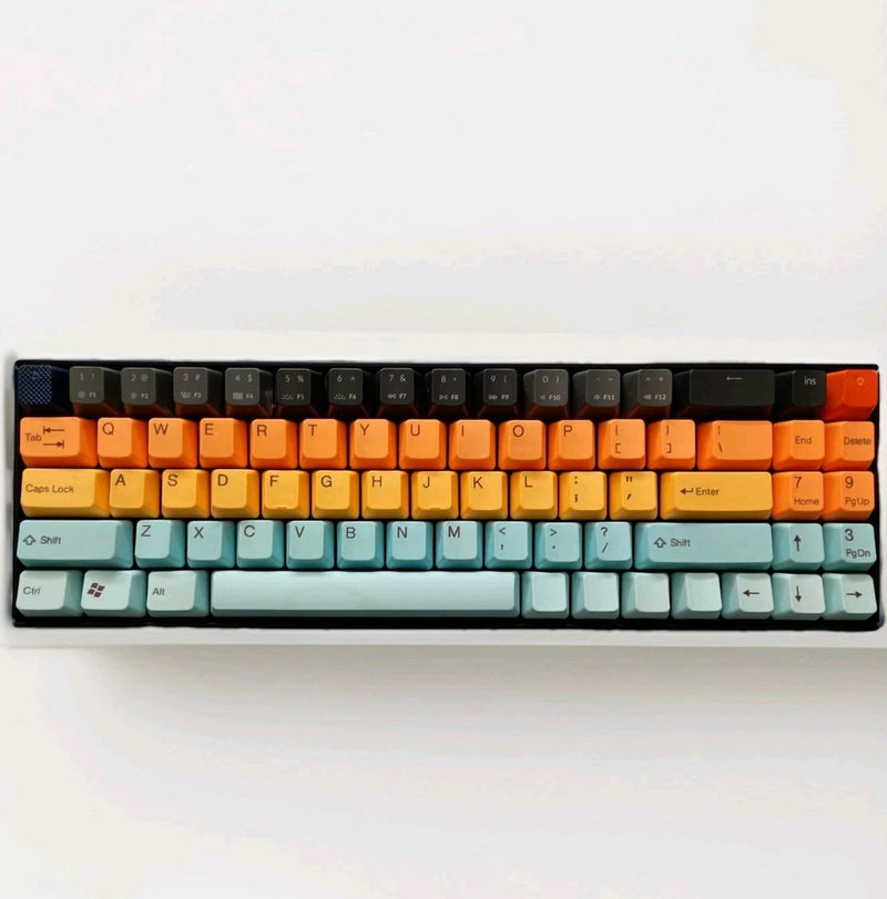 Tai-Hao Sunshine PBT Keycap Set 68 Keys 65% Layout Doubleshot Cherry MX OEM Model