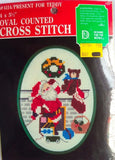 Designs for the Needle 4114 Present For Teddy Counted Cross Stitch Kit 1987 New Model