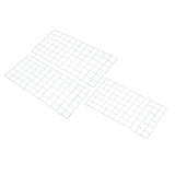 24"x12" Wire Grid Panel, 3 Pack Wall Grid Decorative Board Photo Display White Model