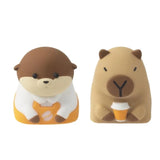 Ergonomic Resin Keycaps Artistic Capybara Theme Key Caps For Customs Keyboards Model