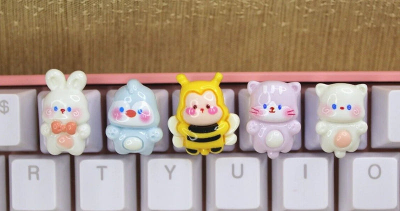 Animal Keycap, Kawaii Keycap R4 Keycap - 1pc Model