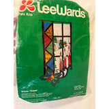 Vintage 1978 LeeWards Winter Chapel Felt Wall Hanging Kit 15-46084 Christmas DIY Model