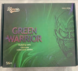 Blymario Green Warrior Building Kit for Adults 1112 Pieces(Open Box)New In Box Model