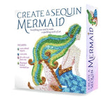 NEW Create a Sequin Mermaid Craft Kit The Book Shop Ltd Pins Foam Book Lore DIY Model