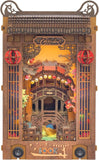 Hoi An Vietnam Themed Book Nook w/Light Wooden DIY Miniature Kit NIB Model