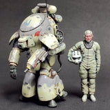 1:35 resin figure model kit Mecha fireball pilot Unassembled Unpainted Model