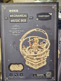 ROKR Mechanical Music Box "Starry Night" Wooden Model Kit, 1970-Now. Model