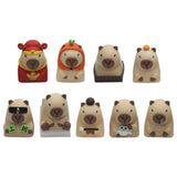 Premium Resin Keycaps With Capybara Design Smooth Texture Typing Experience Model