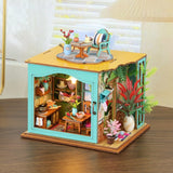 DIY DollHouses Kits W/LED Lighting Furniture Wooden Miniature House Model Gifts Model