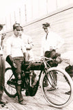 Board Track Motorcycle Racer - 1920S Motor Racing Old Photo Model