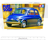 TAMIYA Fiat 500F Blue 1/24 Plastic Hobby Model Kit MIB NEW Sealed Inside 24169 Model