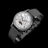 40MM Seagull 1963 Sugess MoonPhase Watch SWAN NECK Chronograph Birthday Gift Model