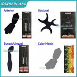 Dental Contrast Black Background Board Flexible Silicone Photo Contrastor Tools Model