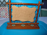 1998 Friends of a Feather Enesco LOGO SIGN DISPLAY, Leather string is broken top Model