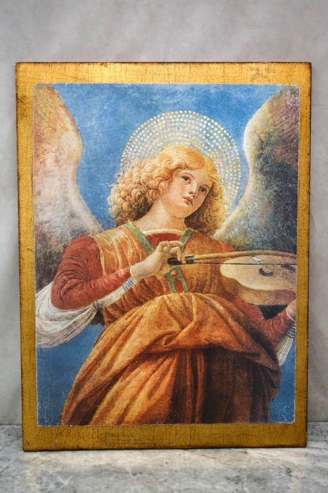 Picture of an Angel, Mounted on Wood Board, Vatican Museum Art (CU303) Model