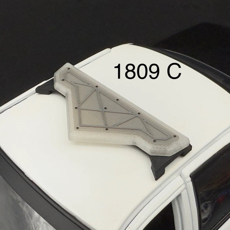 1/18 Scale Model LED Ready Federal Signal Valor Lightbar Police Motormax 1809C Model