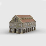Modubrix Mocs Building Block Ancient Roman Basilica Kits Modular Bricks Toys Set Model